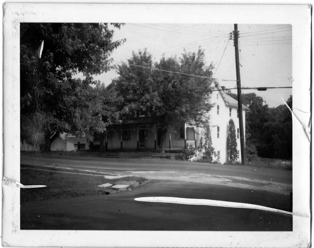 Historic image of German farm house located in Skippack Village Pennsylvania