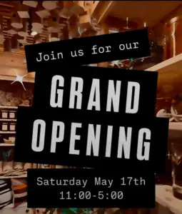 Perkiomen Trading Post Grand Opening May 17th 11 AM - 5 PM Announcement
